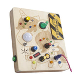 Maxbell Switch Light Busy Board Sensory Toys for Kindergarten Birthday Gifts Infants