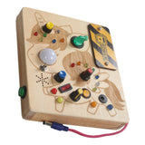 Maxbell Switch Light Busy Board Sensory Toys for Kindergarten Birthday Gifts Infants