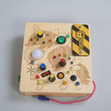 Maxbell Switch Light Busy Board Sensory Toys for Kindergarten Birthday Gifts Infants