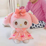 Maxbell Anime Plush Doll Throw Pillow Kids Gifts for Festivals Collection Girls Boys pink
