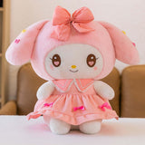 Maxbell Anime Plush Doll Throw Pillow Kids Gifts for Festivals Collection Girls Boys pink