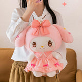 Maxbell Anime Plush Doll Throw Pillow Kids Gifts for Festivals Collection Girls Boys pink