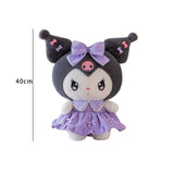 Maxbell Anime Plush Doll Throw Pillow Kids Gifts for Festivals Collection Girls Boys violet