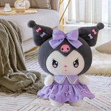 Maxbell Anime Plush Doll Throw Pillow Kids Gifts for Festivals Collection Girls Boys violet