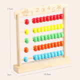 Maxbell Wooden Abacus for Kids Developmental Toy 5 Row Abacus for Children Kids Baby