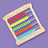 Maxbell Wooden Abacus for Kids Developmental Toy 5 Row Abacus for Children Kids Baby