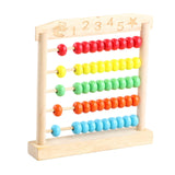 Maxbell Wooden Abacus for Kids Developmental Toy 5 Row Abacus for Children Kids Baby