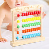 Maxbell Wooden Abacus for Kids Developmental Toy 5 Row Abacus for Children Kids Baby