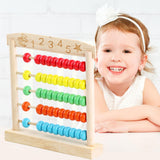 Maxbell Wooden Abacus for Kids Developmental Toy 5 Row Abacus for Children Kids Baby