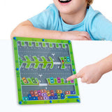 Maxbell Magnetic Color and Number Maze Valentines Gifts for Kids Sensory Toy for Kid