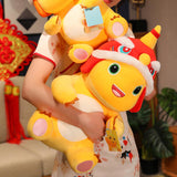 Maxbell Plush Dragon Doll Dragon Stuffed Toy for Car New Year Gift Blessing Souvenir