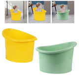 Maxbell Baby Shower Bucket Portable Baby Bath Tub for Newborn Boys and Girls Infants Yellow