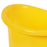 Maxbell Baby Shower Bucket Portable Baby Bath Tub for Newborn Boys and Girls Infants Yellow