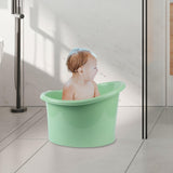 Maxbell Baby Shower Bucket Portable Baby Bath Tub for Newborn Boys and Girls Infants Green
