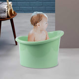 Maxbell Baby Shower Bucket Portable Baby Bath Tub for Newborn Boys and Girls Infants Green