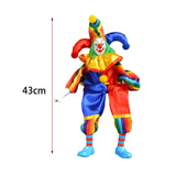 Maxbell Ceramic Clown Doll Arts Crafts Novelty Home Display Souvenirs Harlequin Doll