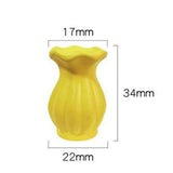 Maxbell 1:12 Dollhouse Flower Vase Dolllhouse Decor Fairy Garden Mini Flower Planter