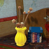 Maxbell 1:12 Dollhouse Flower Vase Dolllhouse Decor Fairy Garden Mini Flower Planter