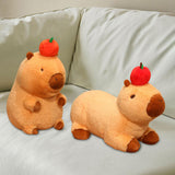 Maxbell Capybara Toy Doll Car Cute Capybara Stuffed Animal for Children Family Teens sitting 28cm