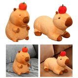 Maxbell Capybara Toy Doll Car Cute Capybara Stuffed Animal for Children Family Teens sitting 28cm
