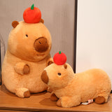 Maxbell Capybara Toy Doll Car Cute Capybara Stuffed Animal for Children Family Teens sitting 28cm