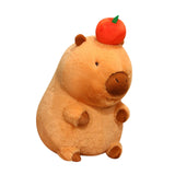 Maxbell Capybara Toy Doll Car Cute Capybara Stuffed Animal for Children Family Teens sitting 28cm
