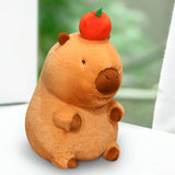 Maxbell Capybara Toy Doll Car Cute Capybara Stuffed Animal for Children Family Teens sitting 28cm