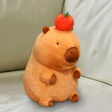 Maxbell Capybara Toy Doll Car Cute Capybara Stuffed Animal for Children Family Teens sitting 28cm