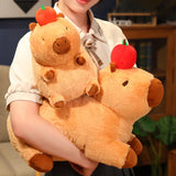 Maxbell Capybara Toy Doll Car Cute Capybara Stuffed Animal for Children Family Teens sitting 38cm