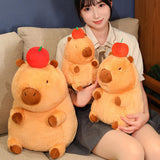 Maxbell Capybara Toy Doll Car Cute Capybara Stuffed Animal for Children Family Teens sitting 38cm