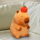 Maxbell Capybara Toy Doll Car Cute Capybara Stuffed Animal for Children Family Teens sitting 38cm