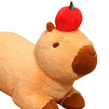 Maxbell Capybara Toy Doll Car Cute Capybara Stuffed Animal for Children Family Teens lie 30cm