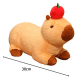 Maxbell Capybara Toy Doll Car Cute Capybara Stuffed Animal for Children Family Teens lie 30cm