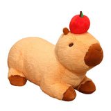 Maxbell Capybara Toy Doll Car Cute Capybara Stuffed Animal for Children Family Teens lie 30cm