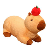 Maxbell Capybara Toy Doll Car Cute Capybara Stuffed Animal for Children Family Teens lie 30cm