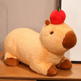 Maxbell Capybara Toy Doll Car Cute Capybara Stuffed Animal for Children Family Teens lie 30cm