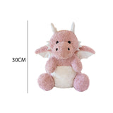 Maxbell Soft Cartoon Flying Dragon Pillow Doll Chinese New Year Decoration for Party Pink