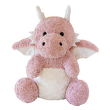 Maxbell Soft Cartoon Flying Dragon Pillow Doll Chinese New Year Decoration for Party Pink