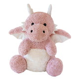 Maxbell Soft Cartoon Flying Dragon Pillow Doll Chinese New Year Decoration for Party Pink