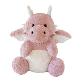 Maxbell Soft Cartoon Flying Dragon Pillow Doll Chinese New Year Decoration for Party Pink