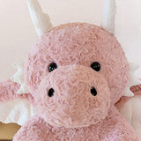 Maxbell Soft Cartoon Flying Dragon Pillow Doll Chinese New Year Decoration for Party Pink