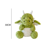 Maxbell Soft Cartoon Flying Dragon Pillow Doll Chinese New Year Decoration for Party Green