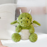 Maxbell Soft Cartoon Flying Dragon Pillow Doll Chinese New Year Decoration for Party Green