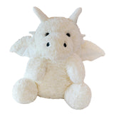 Maxbell Soft Cartoon Flying Dragon Pillow Doll Chinese New Year Decoration for Party White