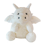 Maxbell Soft Cartoon Flying Dragon Pillow Doll Chinese New Year Decoration for Party White