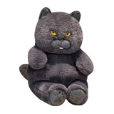 Maxbell British Shorthair Cat Plush 30cm Home Decor Plush Cat for Kids Birthday Blue