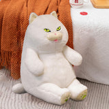 Maxbell British Shorthair Cat Plush 30cm Home Decor Plush Cat for Kids Birthday White