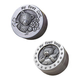 Maxbell Baby Collections Box Metal Kids Keepsake Organizer for Childhood Baby Shower Style A