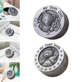 Maxbell Baby Collections Box Metal Kids Keepsake Organizer for Childhood Baby Shower Style A