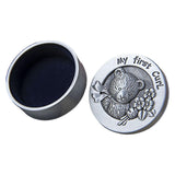 Maxbell Baby Collections Box Metal Kids Keepsake Organizer for Childhood Baby Shower Style A